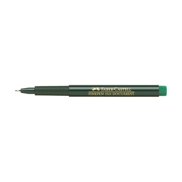 FABER-CASTELL 151163 Penna a fibra (Verde, 1 pezzo)