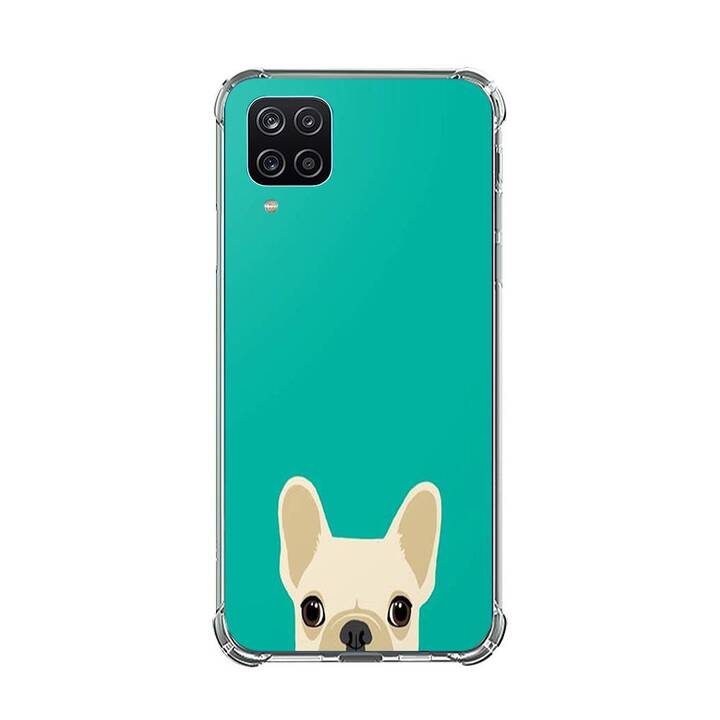 EG Backcover (Galaxy A22 4G, Hunde, Grün)