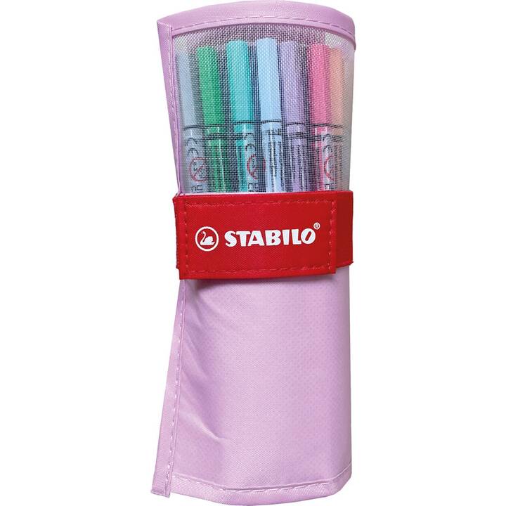 STABILO Crayon feutre (Rose pastel, 25 pièce)