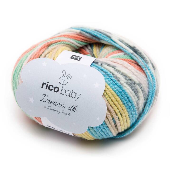 RICO DESIGN Lana Baby Dream (50 g, Multicolore)
