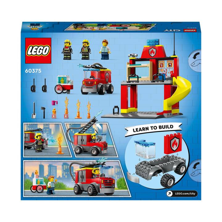 LEGO City Feuerwehrstation und Löschauto (60375)