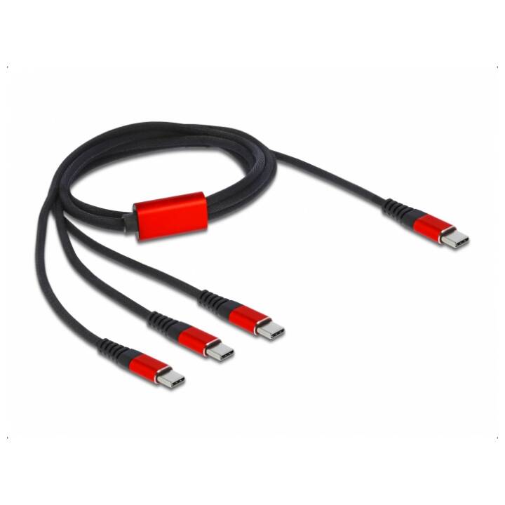 DELOCK USB-Kabel (USB 2.0 Typ-C, USB Typ-C, 1 m)