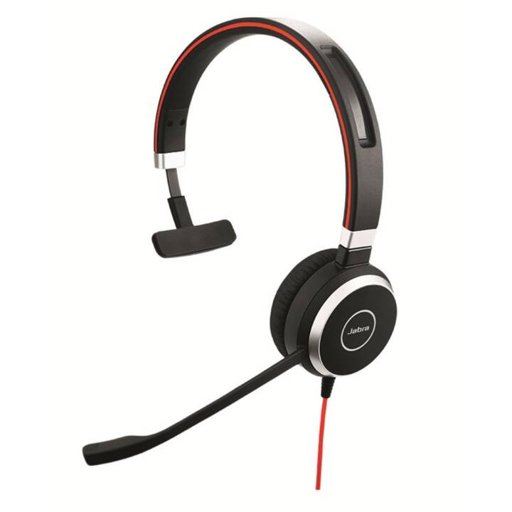 JABRA Office Headset Evolve 40 Mono MS (On-Ear, Kabel, Schwarz)