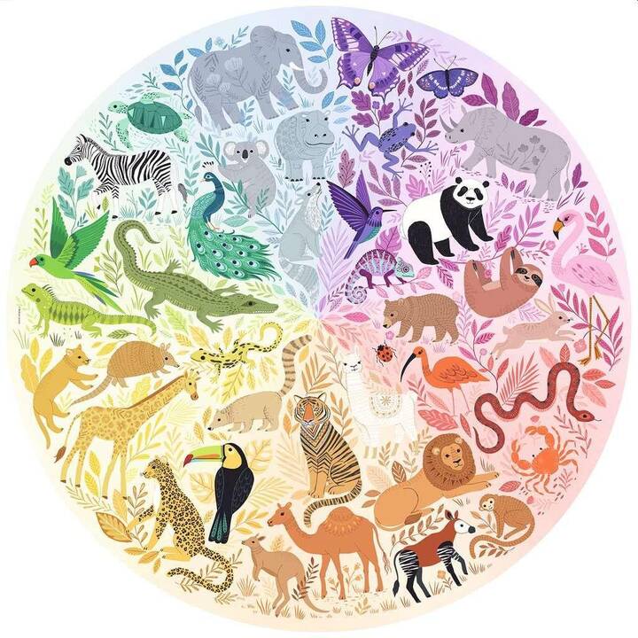 RAVENSBURGER Circle of colors - Animals Puzzle (500 x)