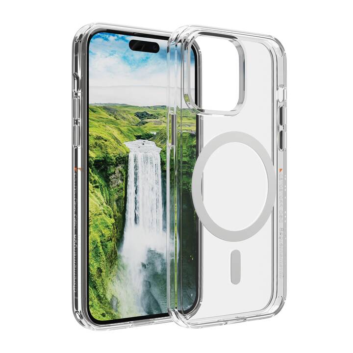 DBRAMANTE1928 Backcover (iPhone 15 Pro Max, Transparent, Weiss)