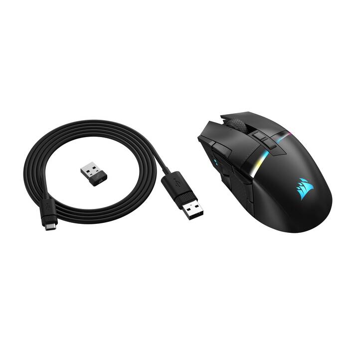 CORSAIR Darkstar Wireless RGB MMO Mouse (Cavo e senza fili, Gaming)