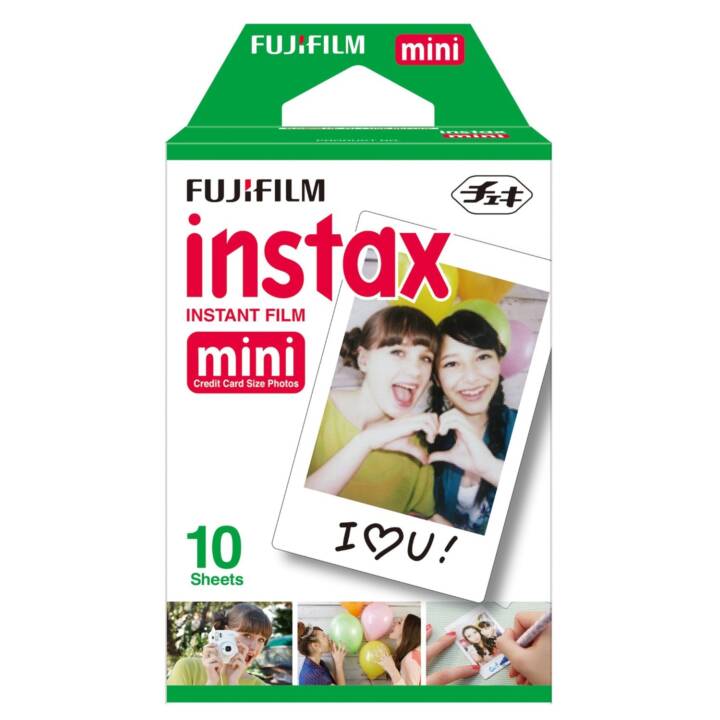 FUJIFILM White Sofortbildfilm (Instax Mini, Weiss)