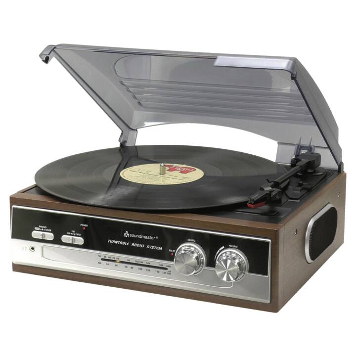 SOUNDMASTER PL 186 Tourne-disque (Brun)