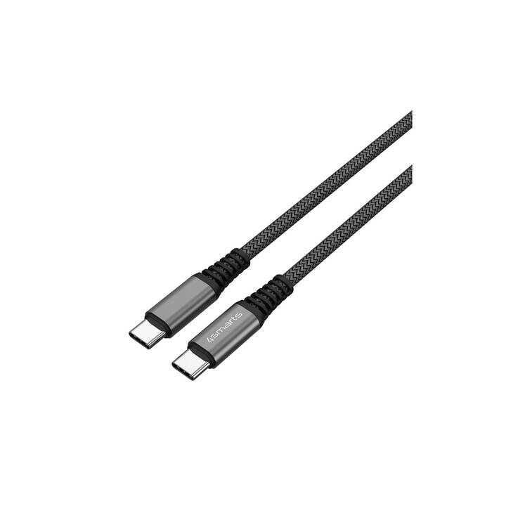 4SMARTS Câble (Fiche USB 2.0 de type C, 3 m)