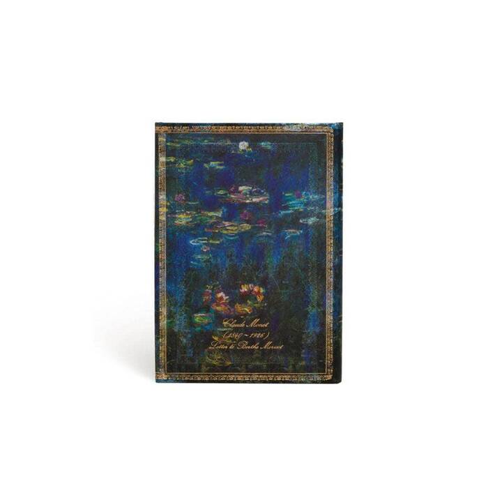 PAPERBLANKS Notizbuch Monet Seerosen (13 cm x 18 cm, Liniert)