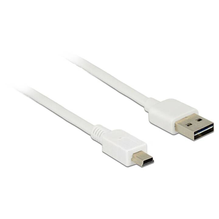 DELOCK USB-Kabel (Mini USB 2.0 Typ-B, USB 2.0 Typ-A, 2 m)