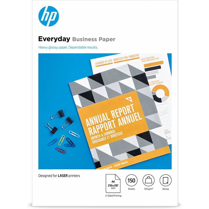 HP Fotopapier (150 Blatt, A4, 120 g/m2)