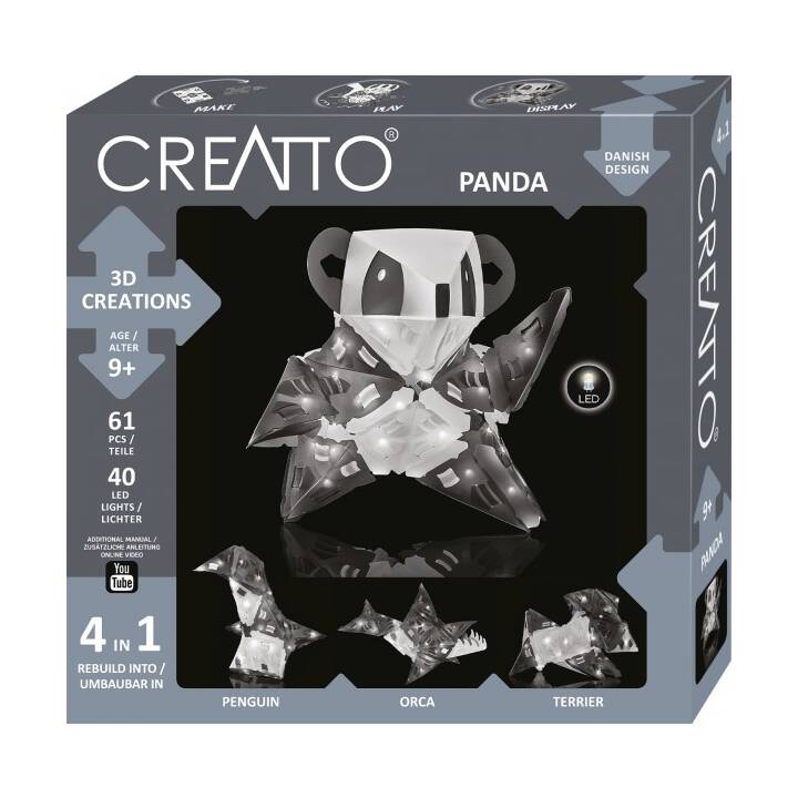 KOSMOS Panda 4 in 1 Dekofigur (Dekorieren)