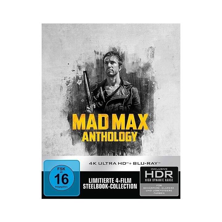 Mad Max Anthology (4K Ultra HD, Limited Edition, Steelbook, DE)