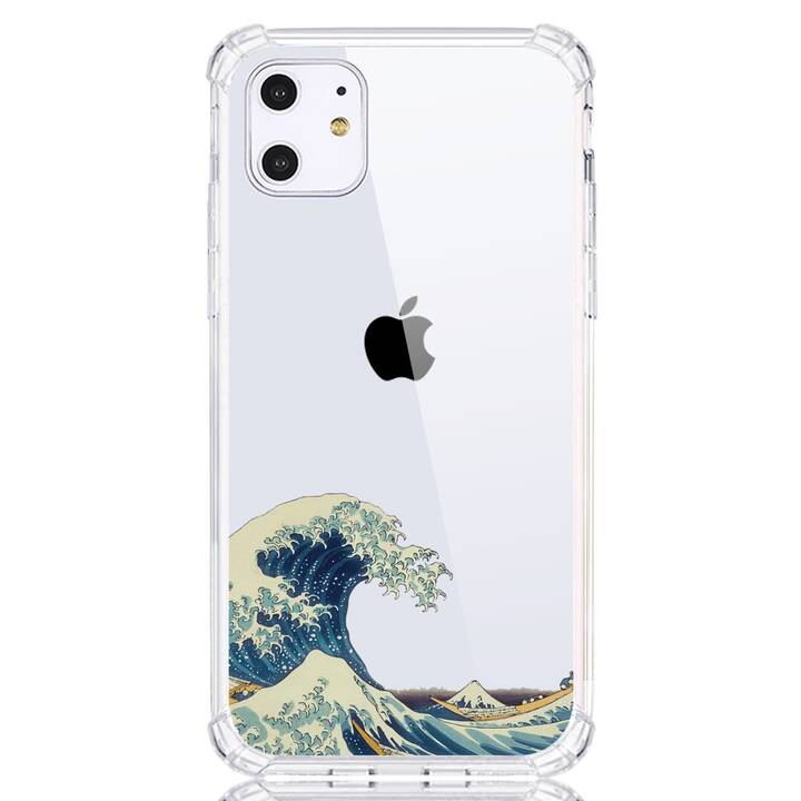 EG cover posteriore morbida in TPU per iPhone 13 Pro Max 6.7" (2021) - trasparente - ukiyoe