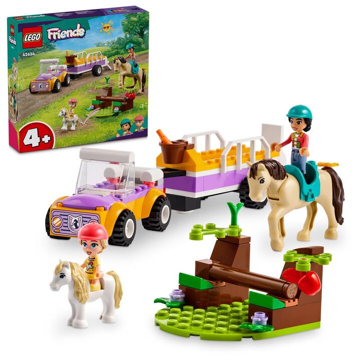 LEGO Friends Rimorchio con cavallo e pony (42634)