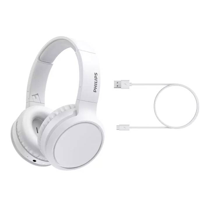 PHILIPS TAH5205WT/00 (Over-Ear, Bluetooth 5.0, Bianco)