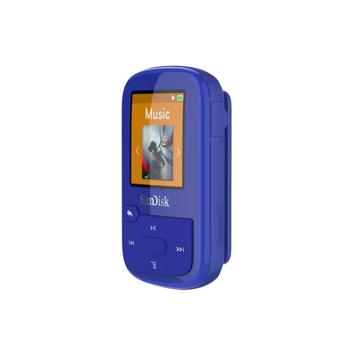 SANDISK Lecteur MP3 Clip Sport Plus (32 GB, Bleu)