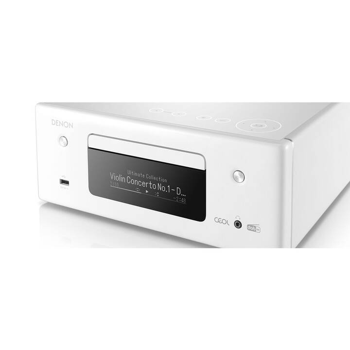 DENON CEOL N11DAB (Blanc, Bluetooth, WLAN, CD)