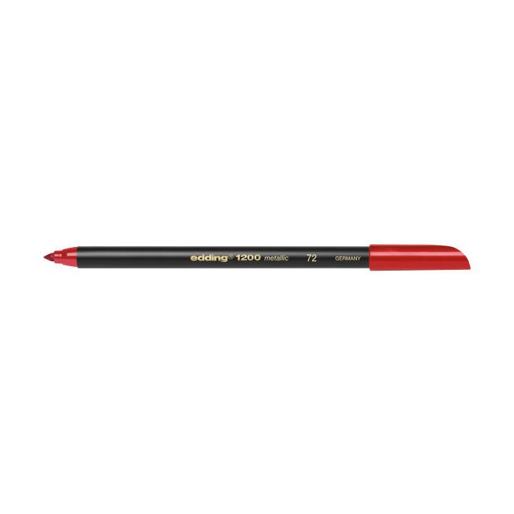 EDDING 1200 Crayon feutre (Rouge, 1 pièce)
