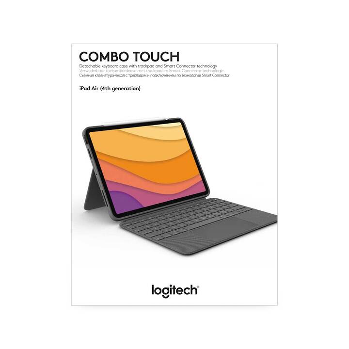 LOGITECH Combo Touch Type Cover / Tablet Tastatur (10.9", Graphit)