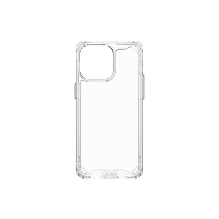 URBAN ARMOR GEAR Backcover Plyo (iPhone 15 Pro Max, Sans motif, Transparent, Blanc)