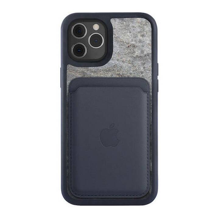 WOODCESSORIES Backcover Magsafe (iPhone 12 Pro, iPhone 12, Gris)