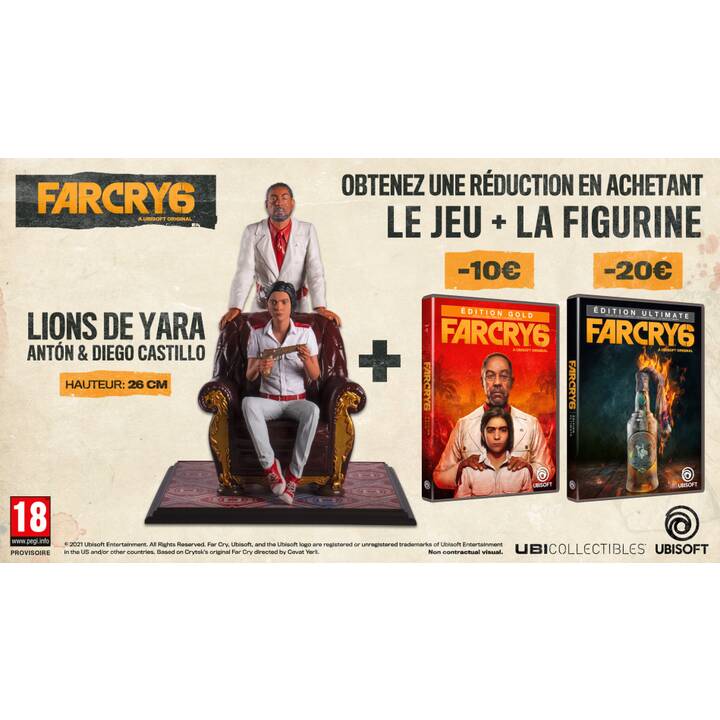 Far Cry 6 Gold Edition + Antón & Diego Castillo – Lions of Yara Figure (EN)