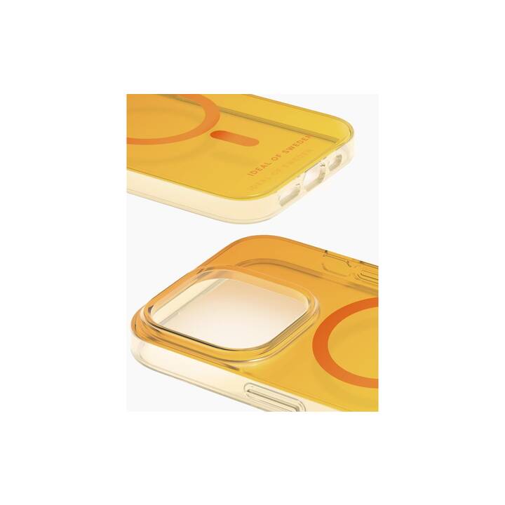 IDEAL OF SWEDEN Backcover (iPhone 14 Pro Max, Transparent, Orange)