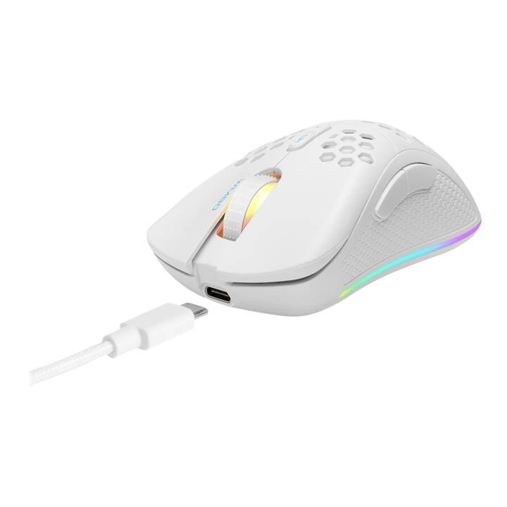 DELTACO WM80 Mouse (Cavo e senza fili, Gaming)