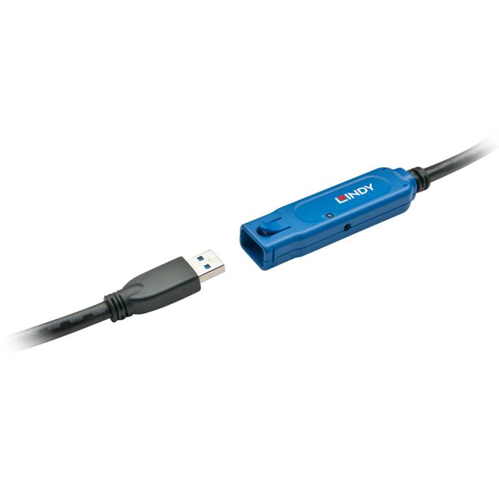 LINDY Pro Câble USB (USB 3.0 Type-A, USB 3.0 Type-A, 15 m)