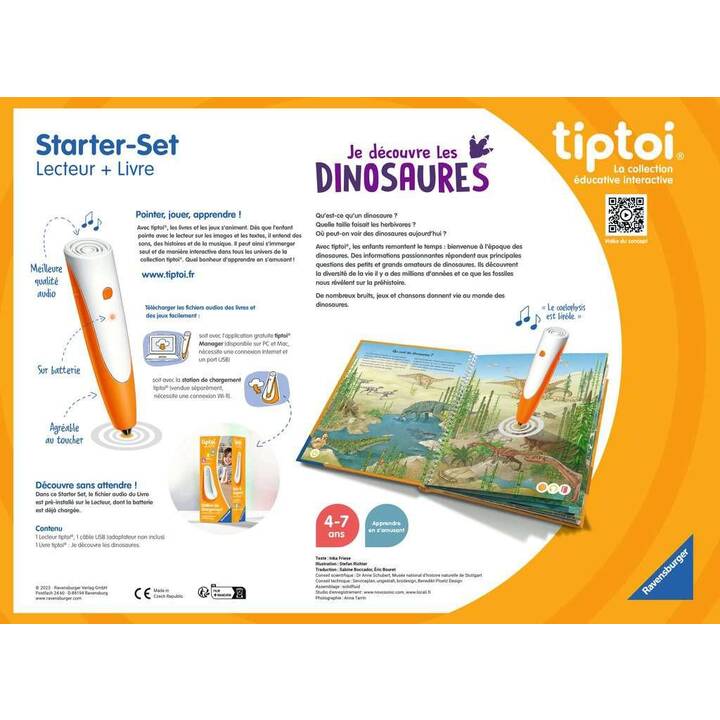 TIPTOI Starter-Set: Les dinosaures Starter-Set (FR)