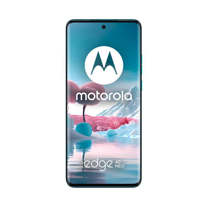 MOTOROLA Edge 40 Neo (256 GB, Blau, 6.55", 50 MP, 5G)