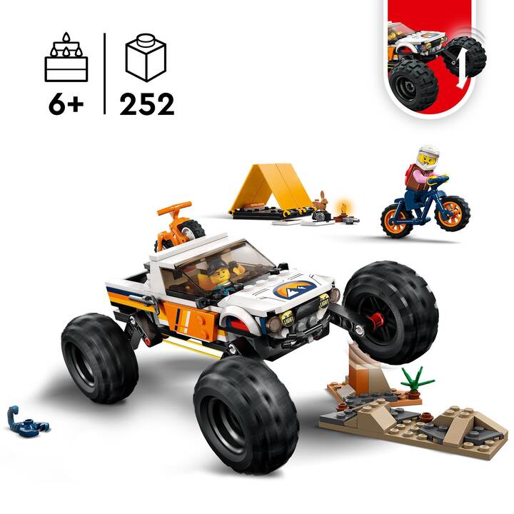 LEGO City Avventure sul fuoristrada 4x4 (60387)