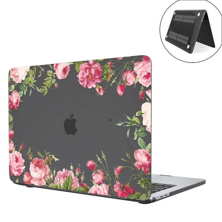 EG cover per MacBook Air 13" (Chip Apple M1) (2020) - rosa - fiori