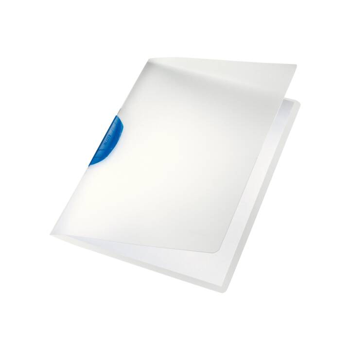 LEITZ Cartellina con clip (Blu, A4, 1 pezzo)