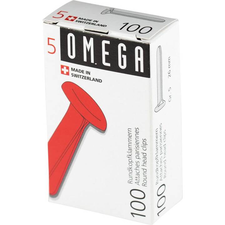 OMEGA Büroklammer (26 mm, 100 Stück)