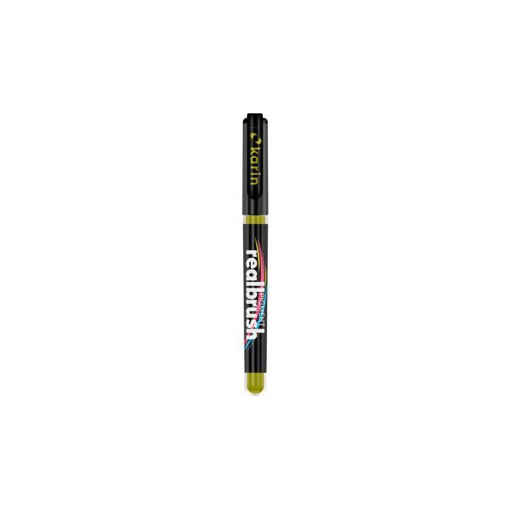 KARIN  Real Brush Pen Pro  Pennarello (Giallo verde, 1 pezzo)