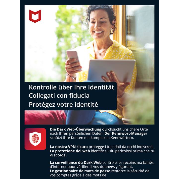 MCAFEE Total Protection (Abo, 10x, 1 Jahr, Deutsch)