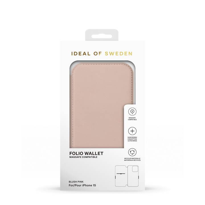 IDEAL OF SWEDEN Flipcover MagSafe (iPhone 15, Pink, Rose)
