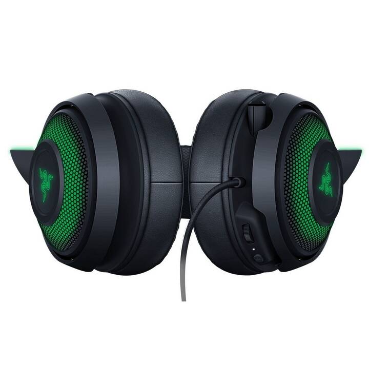 RAZER Kraken - Kitty Black Edition (On-Ear, Verde, Nero) - Interdiscount