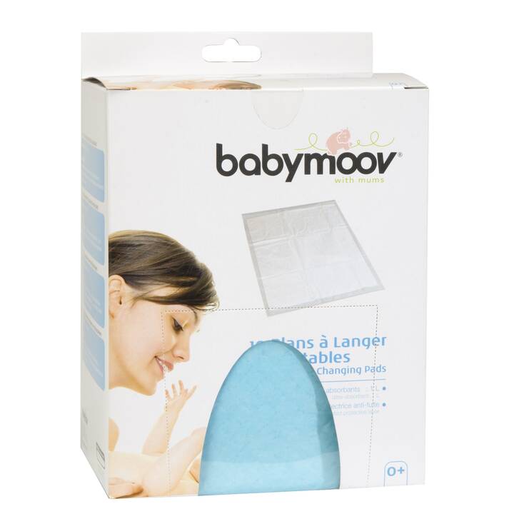 BABYMOOV Matelas à langer (Blanc, 60 cm x 40 cm, 10 pièce)