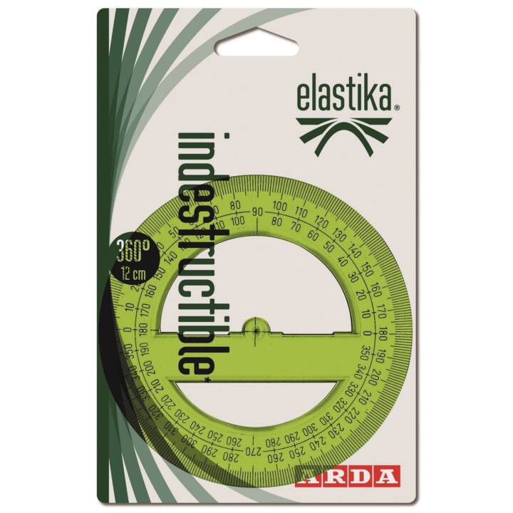 ARDA Règle Elastika (12 cm, Vert)