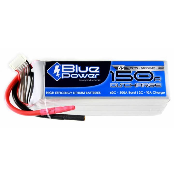 EP PRODUCT Accumulatore RC BluePower (LiPo, 5000 mAh, 22.2 V)