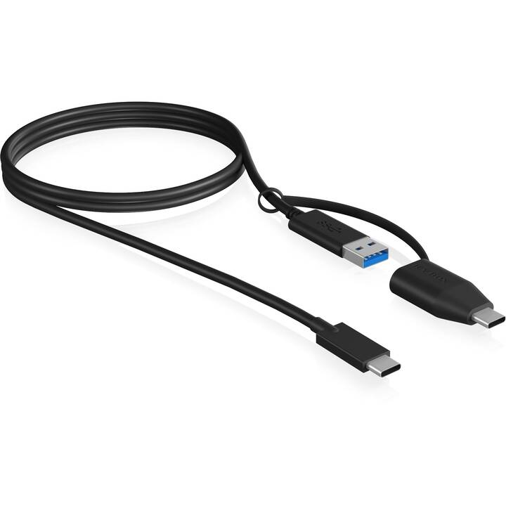 ICY BOX Câble USB (USB C, USB 3.1 de type A, 1 m)