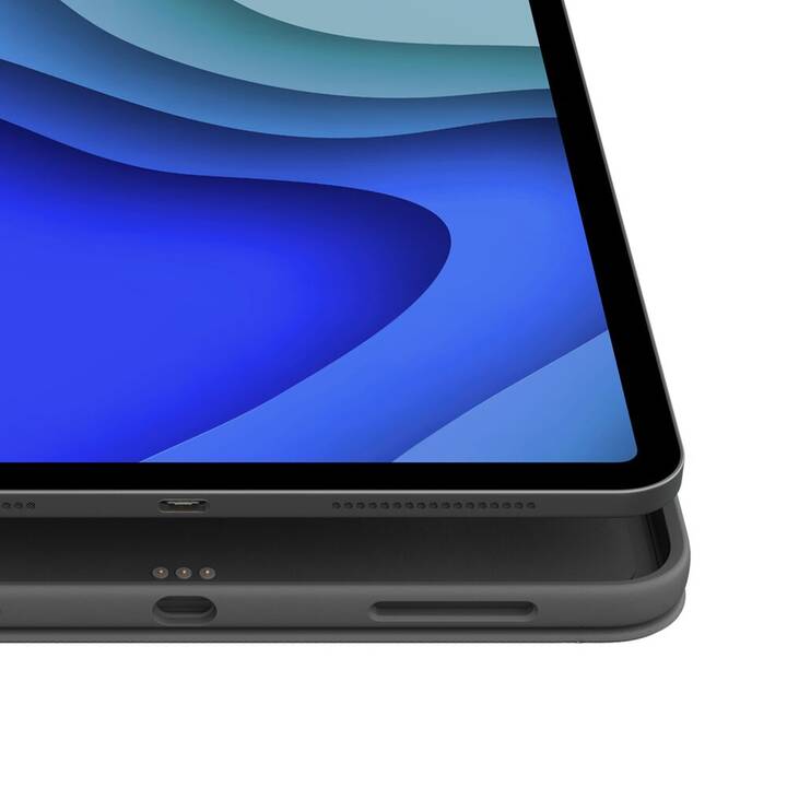LOGITECH Folio Touch Type Cover (11", iPad Pro 11 Gen. 2 2020, iPad Pro 11 2018, iPad Pro 11 Gen. 3 2021, iPad Pro 11 Gen. 4 2022, Graphite)