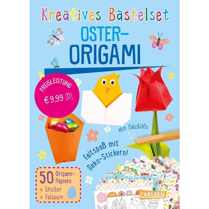 Bastelspass für Kinder: Kreatives Bastelset: Oster-Origami