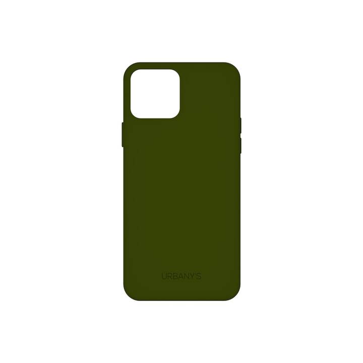 URBANY'S Backcover (iPhone 14, Einfarbig, Dunkelgrün, Grün)