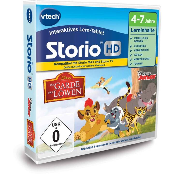 VTECH Jeux éducatif multimédias Storio HD Die Garde der Löwen (DE, Storio MAX)