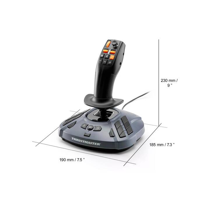 THRUSTMASTER Joystick (Grau, Schwarz)